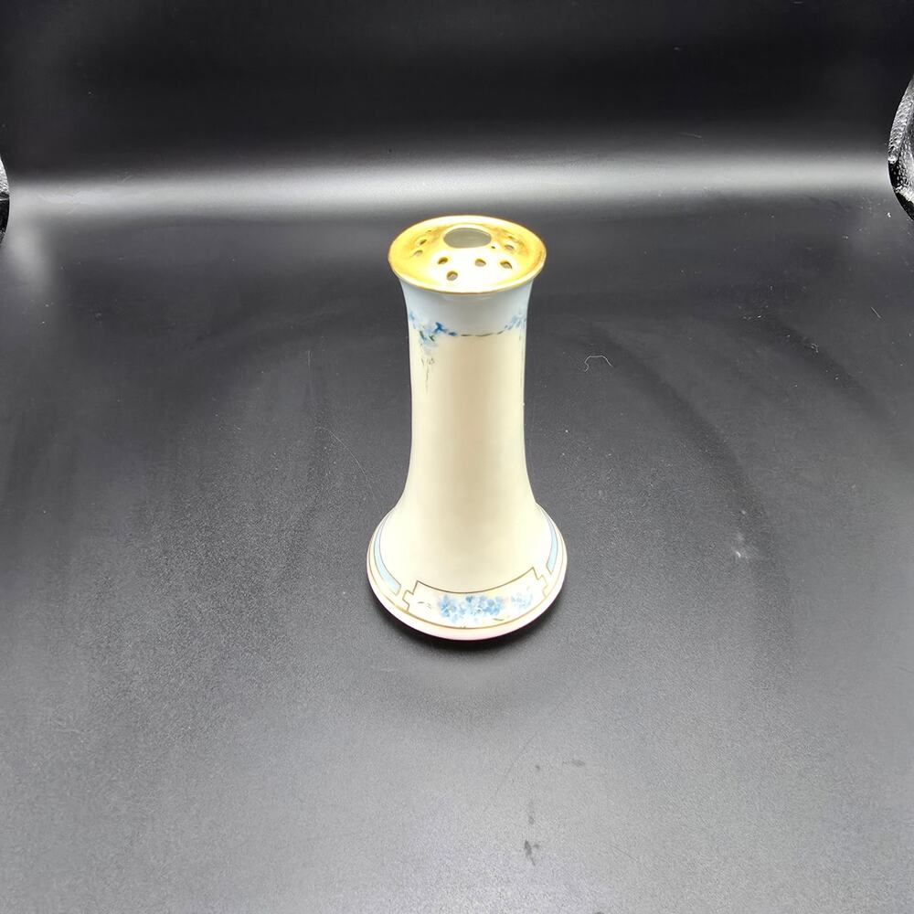 Vintage German Bavaria Hatpin holder Handpainted porcelain